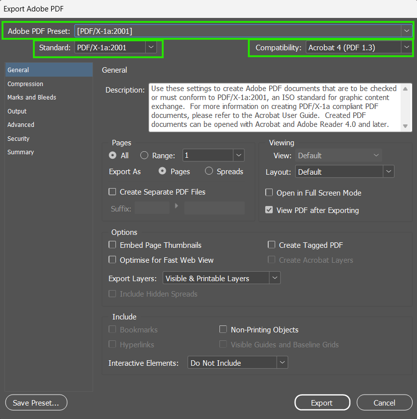 EN] PDF/X entry is not “PDF/X-1a:2001” [PDF/X-1a; PDF/X-3] – DUON